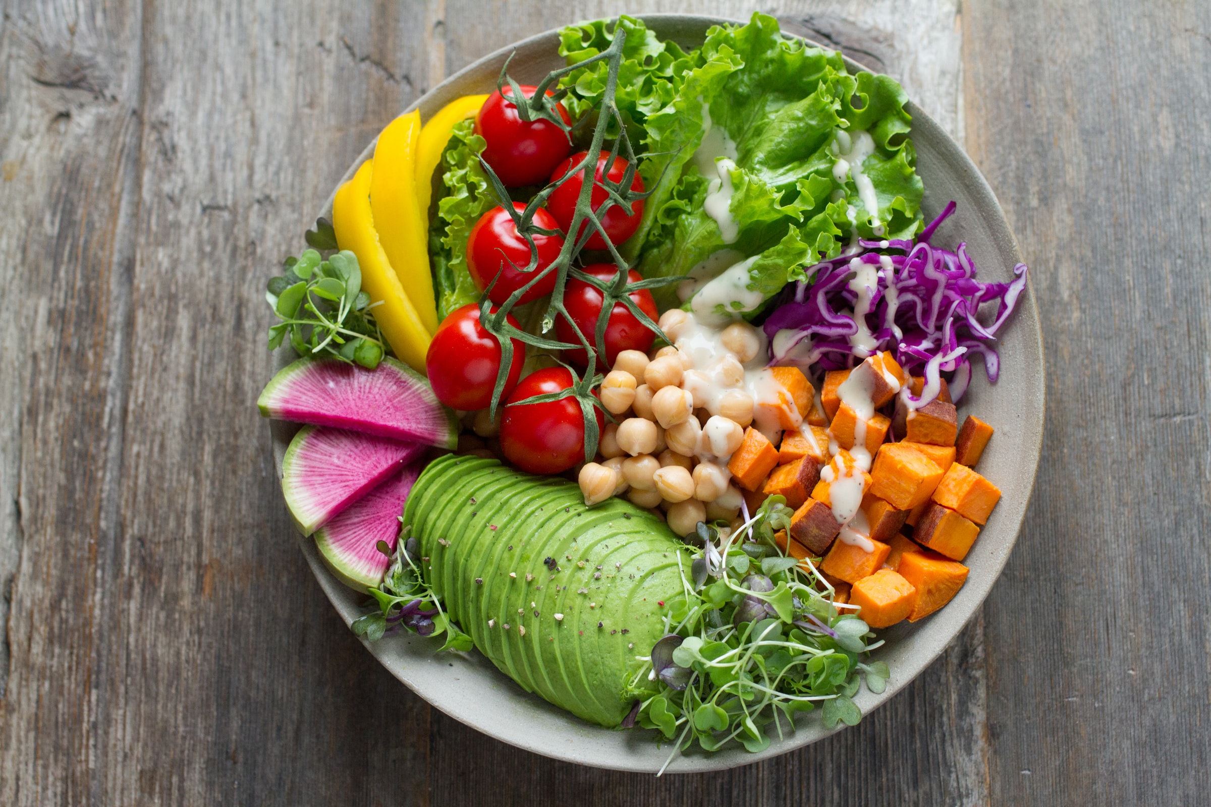 bowl of vegetables 