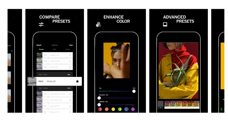 VSCO photo editing app for iOS and Android