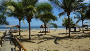 A shore in Ecuador