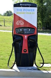 Electric Car Gas Station